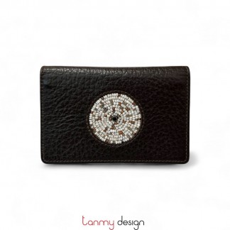 Brown leather Doreen card holder